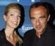 Nikos Aliagas et Tina lors de la projection en avant-première du film Polisse de Maïwenn à Europe 1 le 3 octobre 2011