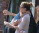 Jennifer Garner et ses filles Seraphina et Violet. Los Angeles, le 14 septembre.