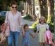 Jennifer Garner profite d'un moment privilégié avec ses filles Seraphina et Violet. Los Angeles, le 14 septembre.