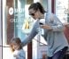 Jennifer Garner et ses filles Seraphina et Violet. Los Angeles, le 14 septembre.