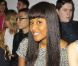 V V Brown en front row du défilé Zoe Jordan. Fashion Week de Londres, le 14 septembre 2012.
