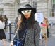 Jameela Jamil au défilé Zoe Jordan. Fashion Week de Londres, le 14 septembre 2012.