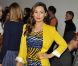 Kelly Brook au défilé Zoe Jordan. Fashion Week de Londres, le 14 septembre 2012.