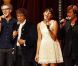 Vincent Delerm, Laurent Voulzy, Nolwenn Leroy et Thomas Dutronc lors du VIIIe gala de l'IFRAD pour la recherche sur la maladie d'Alzheimer, à Paris le 18 septembre 2012