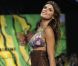 Elisabetta Canalis a assuré le show pour Miss Bikini lors de la Fashion Week de Milan, le 21 septembre 2012