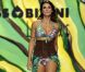 Elisabetta Canalis a assuré le show pour Miss Bikini lors de la Fashion Week de Milan, le 21 septembre 2012