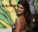 Elisabetta Canalis, avec son regard aguicheur, était irrésistible en Miss Bikini à la Fashion Week de Milan le 21 septembre 2012.