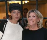 EXCLU : Laura Smet et Anna Carlota lors de l'ouverture du nouvel institut de beauté Miss Carlota dans le quartier Saint-Germain des prés à Paris le 24 Septembre 2012.