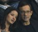 Jean-Luc Delarue et Anissa, au Parc des Princes, à Paris, en septembre 2011.
