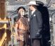  Johnny Depp et Armie Hammer lors d'un énième reshoot du western  Lone Ranger  de Gore Verbinski, le 27 septembre 2012. Le tournage a officiellement commencé le 25 février, il y a sept mois. 
