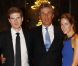  Dominique Desseigne et ses enfants Alexandre et Joy à Deauville, le 25 août 2012. 
