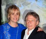 Emmanuelle Seigner et son mari Roman Polanski à l'avant-première de  Dans la Maison  à Paris, le 1er octobre.