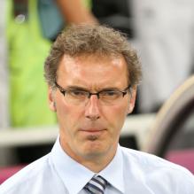 Laurent Blanc lors de l'Euro 2012 à Donetsk le 23 juin 2012 en Ukraine