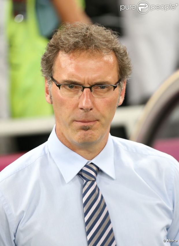 Laurent Blanc lors de l'Euro 2012 à Donetsk le 23 juin 2012 en Ukraine