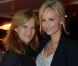 Adriana Karembeu et sa soeur à l'anniversaire d'Adriana Karembeu qui fêtait ses 41 ans, célébré la semaine dernière sur la péniche Maikala face à la Tour Eiffel