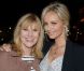 Chantal Ladesou à l'anniversaire d'Adriana Karembeu qui fêtait ses 41 ans, célébré la semaine dernière sur la péniche Maikala face à la Tour Eiffel