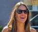 Alessandra Ambrosio, souriante sous le soleil de Malibu. Le 7 octobre 2012.