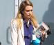 Jessica Alba, très matinale, se rend au bureau dans la journée du 11 octobre 2012