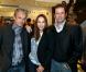 Chirstian Vadim, Vanessa Demouy et David Brécourt lors de l'inauguration de la boutique Montagut rue du Faubourg Saint-Honoré ainsi que le lancement du site de vente en ligne de la marque, à Paris le 11 Octobre 2012.