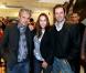 Chirstian Vadim, Vanessa Demouy et David Brécourt lors de l'inauguration de la boutique Montagut rue du Faubourg Saint-Honoré ainsi que le lancement du site de vente en ligne de la marque, à Paris le 11 Octobre 2012.
