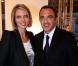 Sylvie Tellier et Nikos Aliagas lors de l'inauguration de la boutique Montagut rue du Faubourg Saint-Honoré ainsi que le lancement du site de vente en ligne de la marque, à Paris le 11 Octobre 2012.