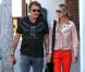 Johnny et Laeticia Hallyday font du shopping avec leurs filles Jade et Joy à Pacific Palisades le 27 Septembre 2012.