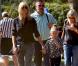 Heidi Klum, ses enfants, et ses parents vont voir Henry jouer au football. Brentwood, le 13 octobre 2012.