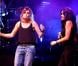 Juile Zenatti et Jenifer Bartoli Lyon le 13 octobre 2012 6 eme edition du foot-concert au profit de l' association Huntington Avenir qui lutte en faveur des malades et de leur famille13/10/2012 - Lyon