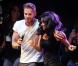 M. Pokora et Jenifer Bartoli Lyon le 13 octobre 2012 6 eme edition du foot-concert au profit de l' association Huntington Avenir qui lutte en faveur des malades et de leur famille13/10/2012 - Lyon
