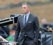Daniel Craig sur le tournage de Skyfall en Ecosse le 8 février 2012