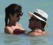 Exclusif - Olga Kurylenko et son compagnon Danny Huston se baignent à Miami. Le 16 octobre 2012.