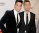 Lance Bass et son compagnon Michael Turchin au 11e gala annuel  An Enduring Vision  de la Elton John Aids Foundation contre le Sida, à New York, le 15 octobre 2012.