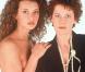 Sylvia Kristel et Marcela Walerstein, la nouvelle Emmanuelle, en 1992.