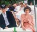 Sylvia Kristel et son fils Arthur au Festival de Cannes en 1990.