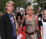 Sophie Davant et ses enfants