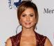 Stacy Keibler, ravissante dans sa robe Monique Lhuillier, illumine le tapis rouge de l'hôtel Beverly Hilton lors du gala Carousel of Hope. Beverly Hills, le 20 octobre 2012.