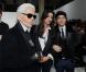  Jean-Luc Delarue et Anissa (en compagnie de Karl Lagerfeld), en janvier 2012 à Paris. 