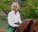 Nicole Kidman tourne une scène du film  Grace de Monaco  à cheval, près de Monaco. Le 12 octobre 2012.