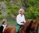 Nicole Kidman tourne une scène du film  Grace de Monaco  à cheval, près de Monaco. Le 12 octobre 2012.