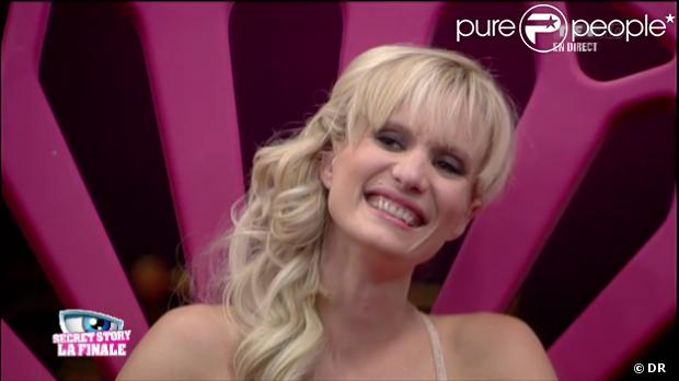 Audrey lors de la grande finale de Secret Story 6, vendredi 7 septembre 2012 sur TF1