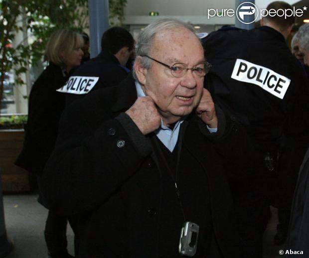 Siné au tribunal de Lyon, le 27 janvier 2009.