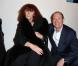 Sonia Rykiel et un autre invité à la soirée de lancement de l'exposition  C France, l'Esprit Français Partout dans le Monde  à l'Espace Pierre Cardin, le 30 octobre 2012 à Paris.