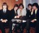 Les Rolling Stones, en 1964, avec de gauche à droite Brian Jones, Charlie Watts, Mick Jagger, Keith Richards et Bill Wyman.