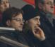 Zlatan Ibrahimovic et Didier Deschamps assistent à la rencontre entre le PSG et l'OM (2-0) en huitième de finale de la coupe de la Ligue au Parc des Princes le 31 octobre 2012