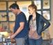 Michael C. Hall, dans une libraire de Los Angeles avec Morgan Macgregor le 31 octobre 2012.