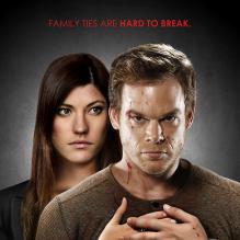 Affiche de la saison 7 de Dexter à l'antenne sur Showtime depuis le 30 septembre 2012.