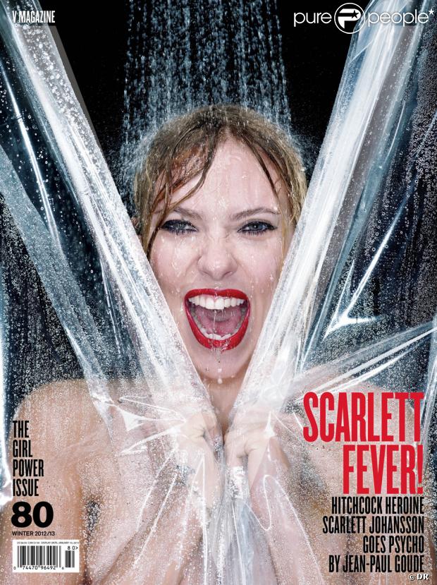 Scarlett Johansson en couverture de V magazine, photographiée par Jean-Paul Goude