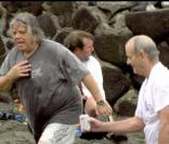 Bill Murray et son ex femmeen vacances
