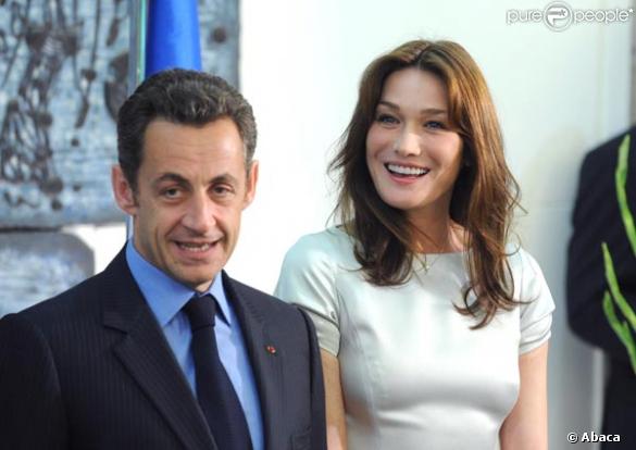 Carla Bruni et Nicolas Sarkozy
