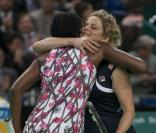 Kim Clijsters faisait ses adieux au monde du tennis devant ses fans lors du Thank You Games organisé à Anvers le 12 décembre 2012 en compagnie d'une de ses plus grandes rivales, Venus Williams